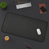 Executive Edge 32 x 16 desk mat with keyboard and mouse on a focused office setup